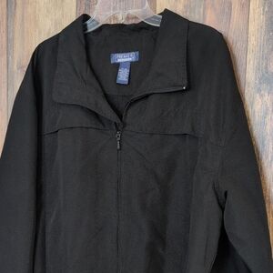 Preview International Black Windbreaker Jacket XL                   F162